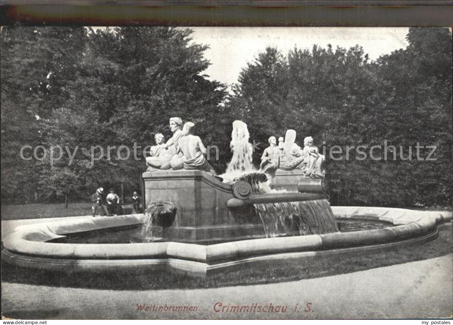 42206503 Crimmitschau Wettinbrunnen Crimmitschau - Crimmitschau