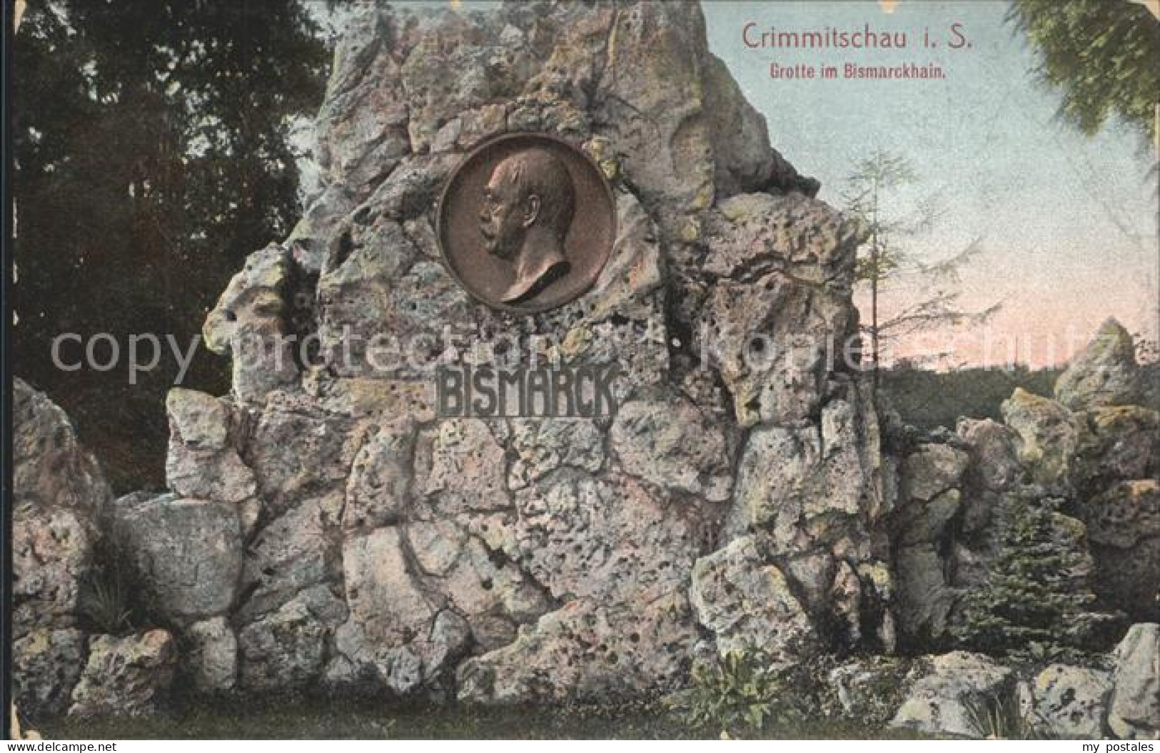 42206485 Crimmitschau Grotte Im Bismarckhain Gedenkstein Crimmitschau - Crimmitschau