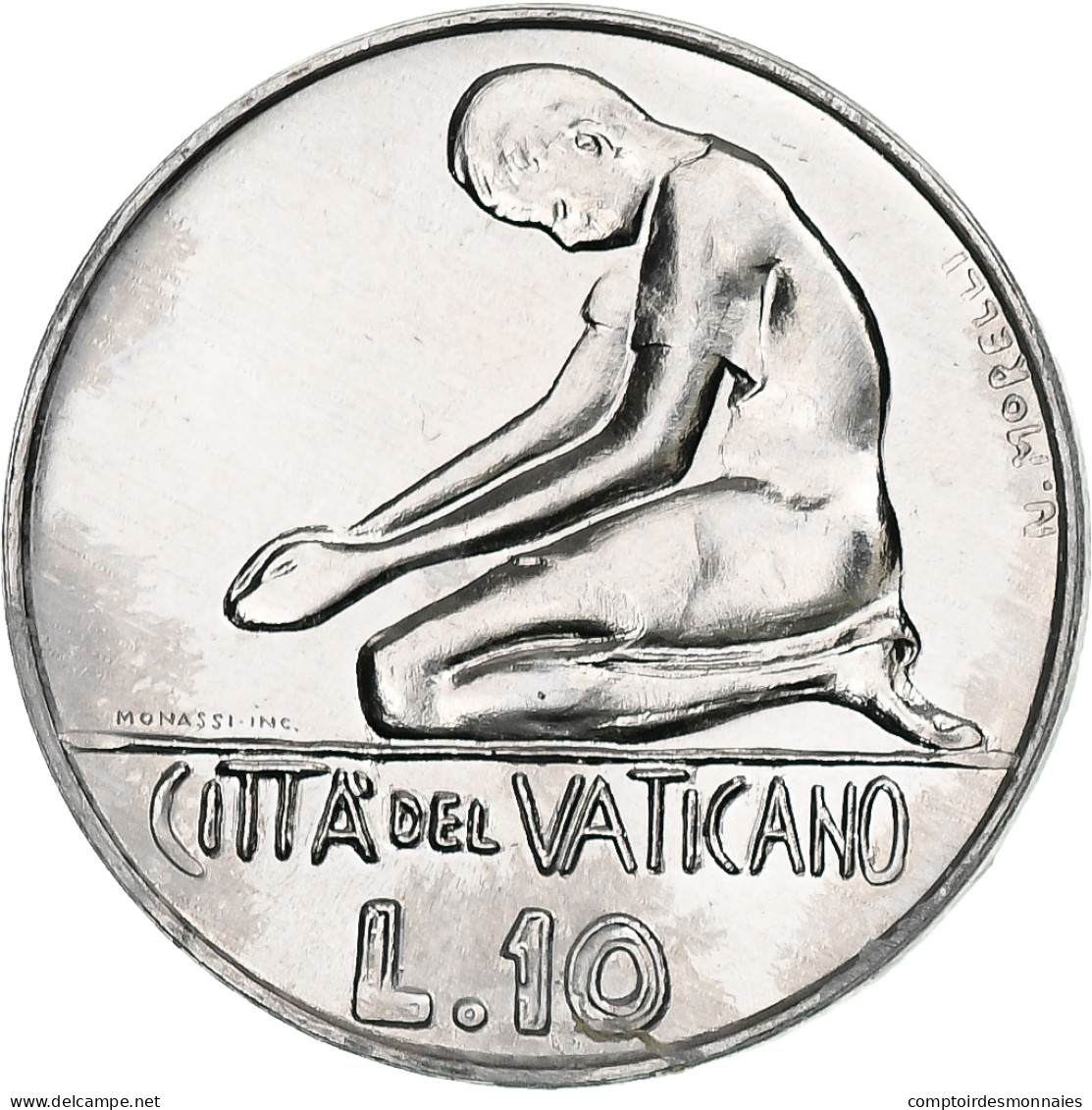 Cité Du Vatican, Paul VI, 10 Lire, 1978, Rome, Aluminium, TTB, KM:134 - Vatican