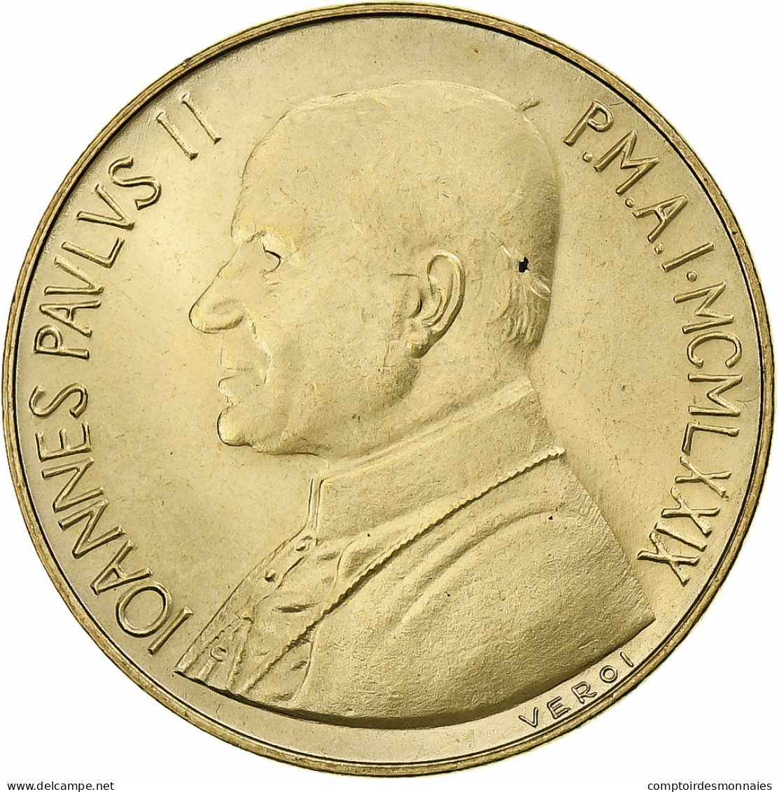 Cité Du Vatican, John Paul II, 20 Lire, 1979, Rome, Bronze-Aluminium, FDC - Vatican