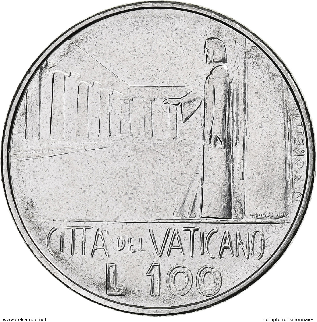 Cité Du Vatican, Paul VI, 100 Lire, 1978, Rome, Acier Inoxydable, FDC, KM:137 - Vatican
