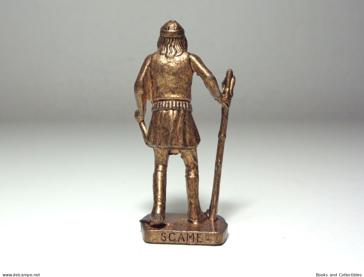 [KNR_0132] KINDER, 1985 - Famous Indian Chiefs II > CHATO / SCAME (40 Mm, Copper) - Figurine In Metallo