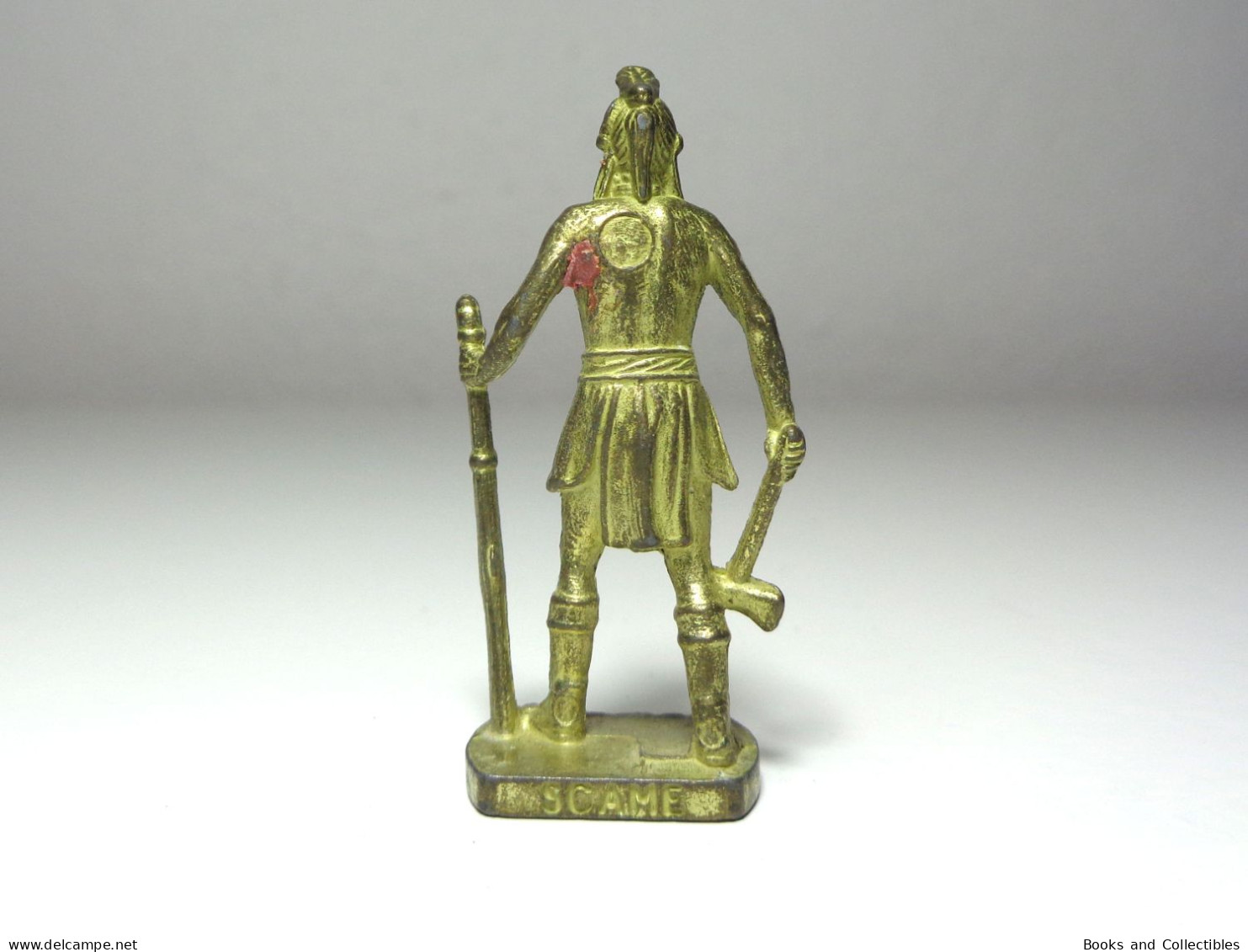 [KNR_0133] KINDER, 1994 - Famous Indian Chiefs > PONTIAC / SCAME (40 Mm, Gold) - Figurines En Métal