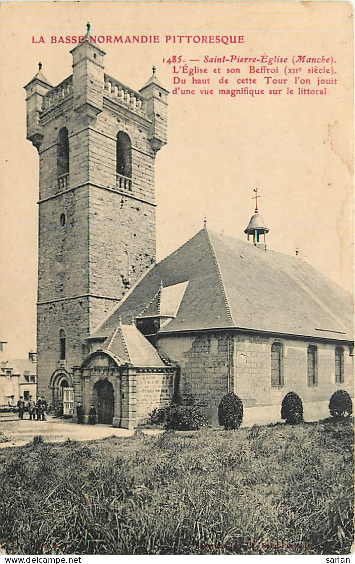 50 , ST PIERRE L'EGLISE , L'église Et Beffroi , * 414 29 - Saint Pierre Eglise