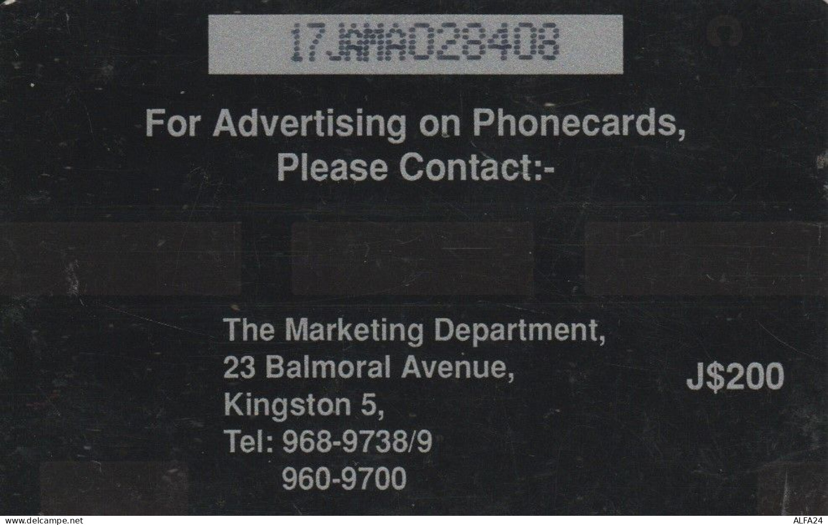 PHONE CARD JAMAICA  (E109.27.7 - Jamaica