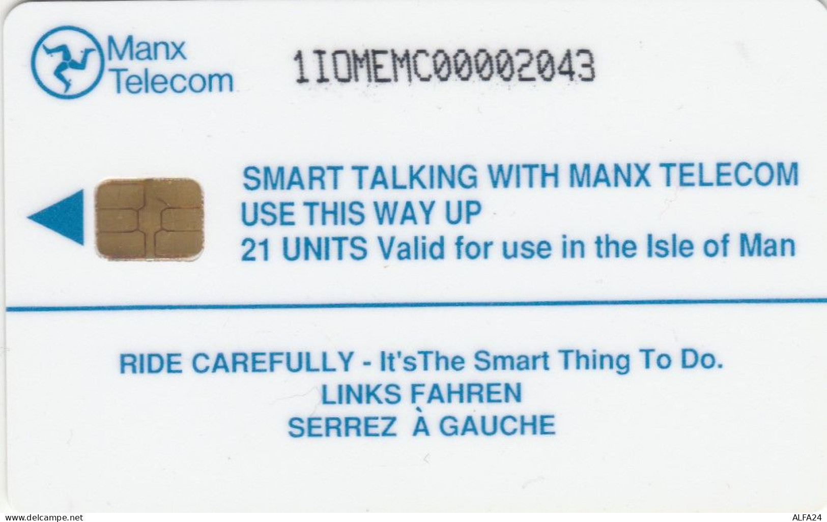 PHONE CARD ISLE OF MAN  (E109.22.8 - Man (Isle Of)