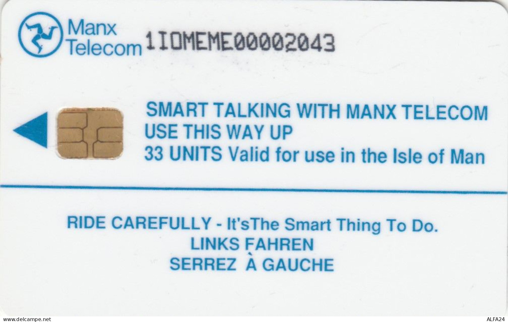 PHONE CARD ISLE OF MAN  (E109.22.6 - Man (Ile De)