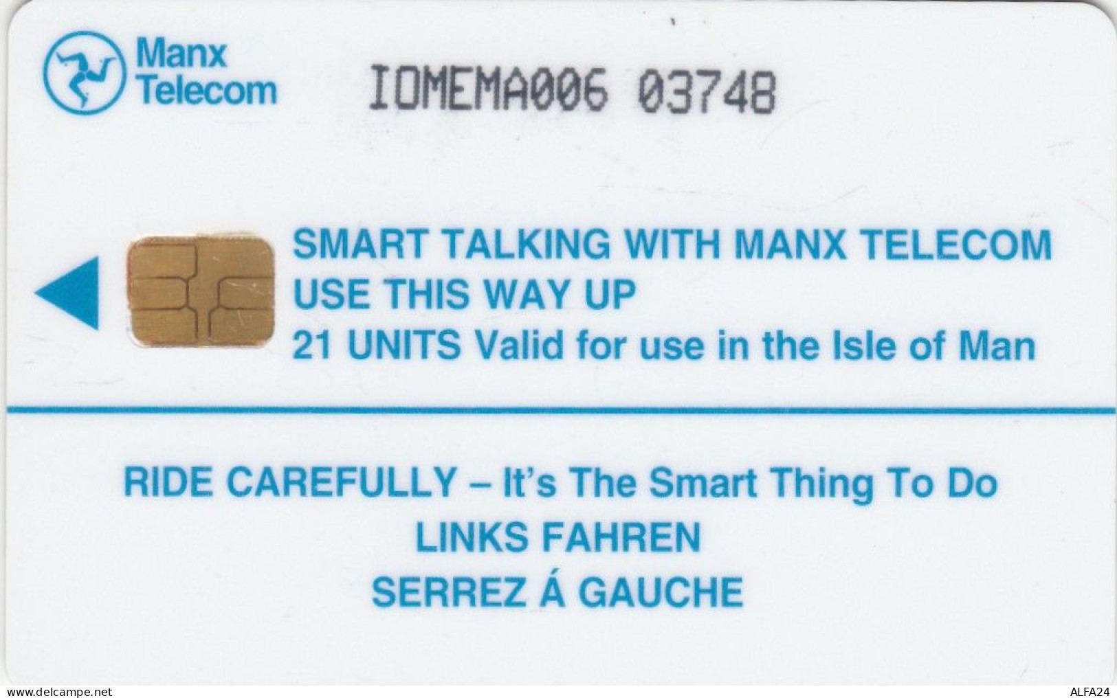 PHONE CARD ISLE OF MAN  (E109.21.6 - Man (Isle Of)