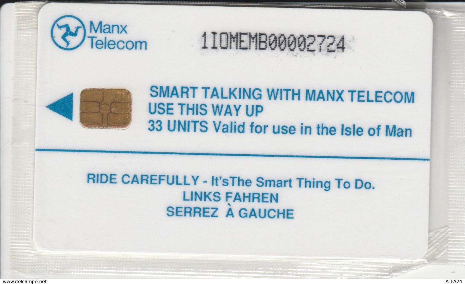 PHONE CARD ISLE OF MAN NEW BLISTER  (E109.21.1 - Isle Of Man