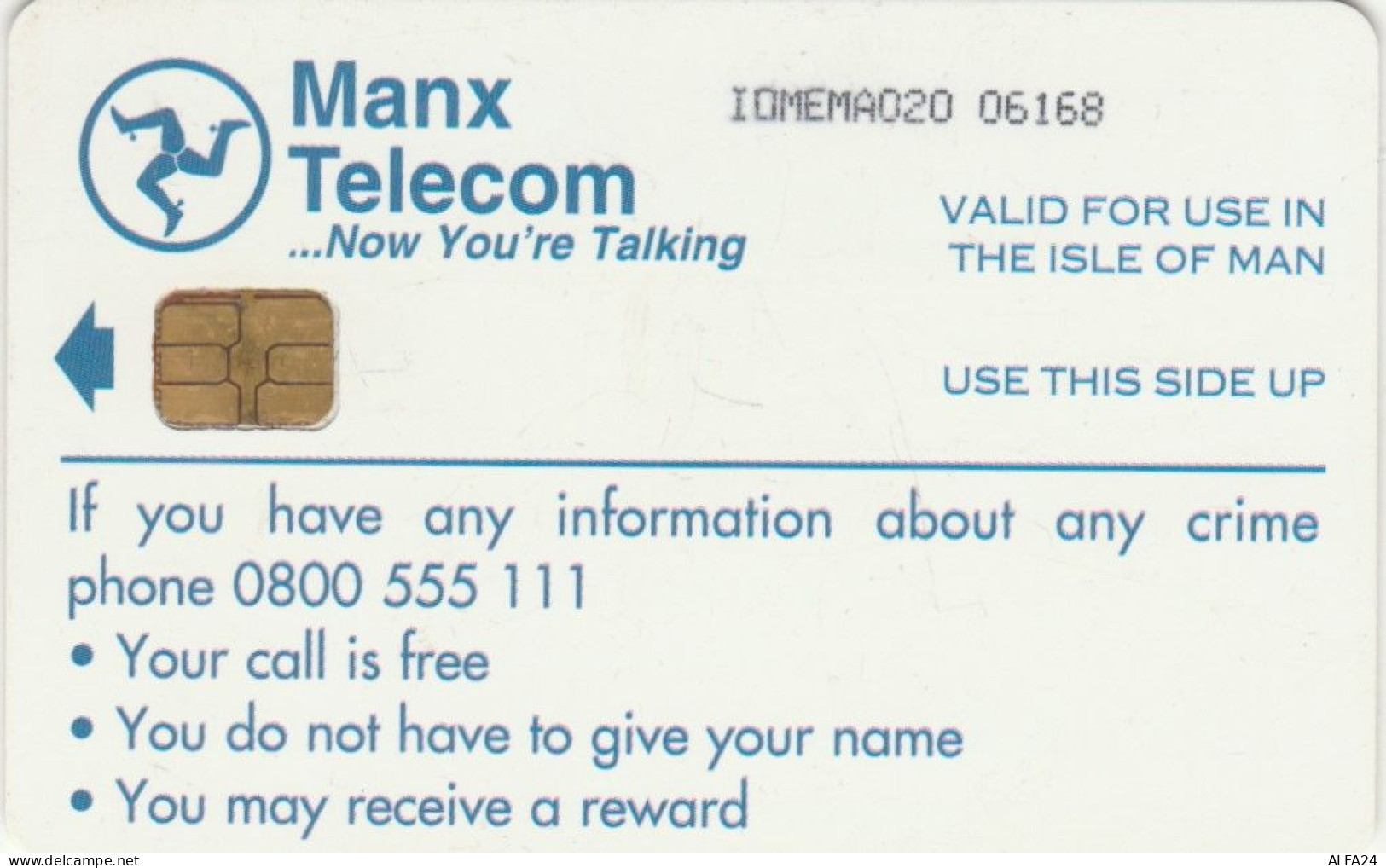 PHONE CARD ISLE OF MAN  (E109.22.4 - Man (Isle Of)