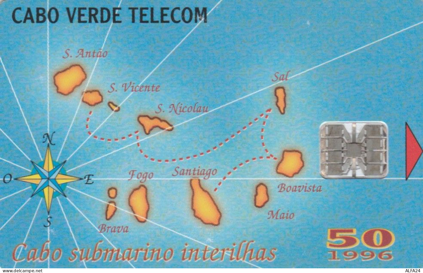 PHONE CARD CABO VERDE  (E109.14.6 - Cap Vert