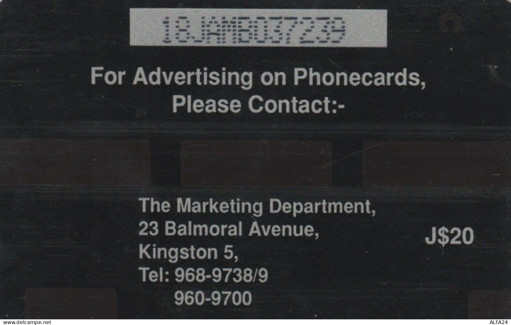 PHONE CARD JAMAICA  (E109.13.8 - Jamaïque