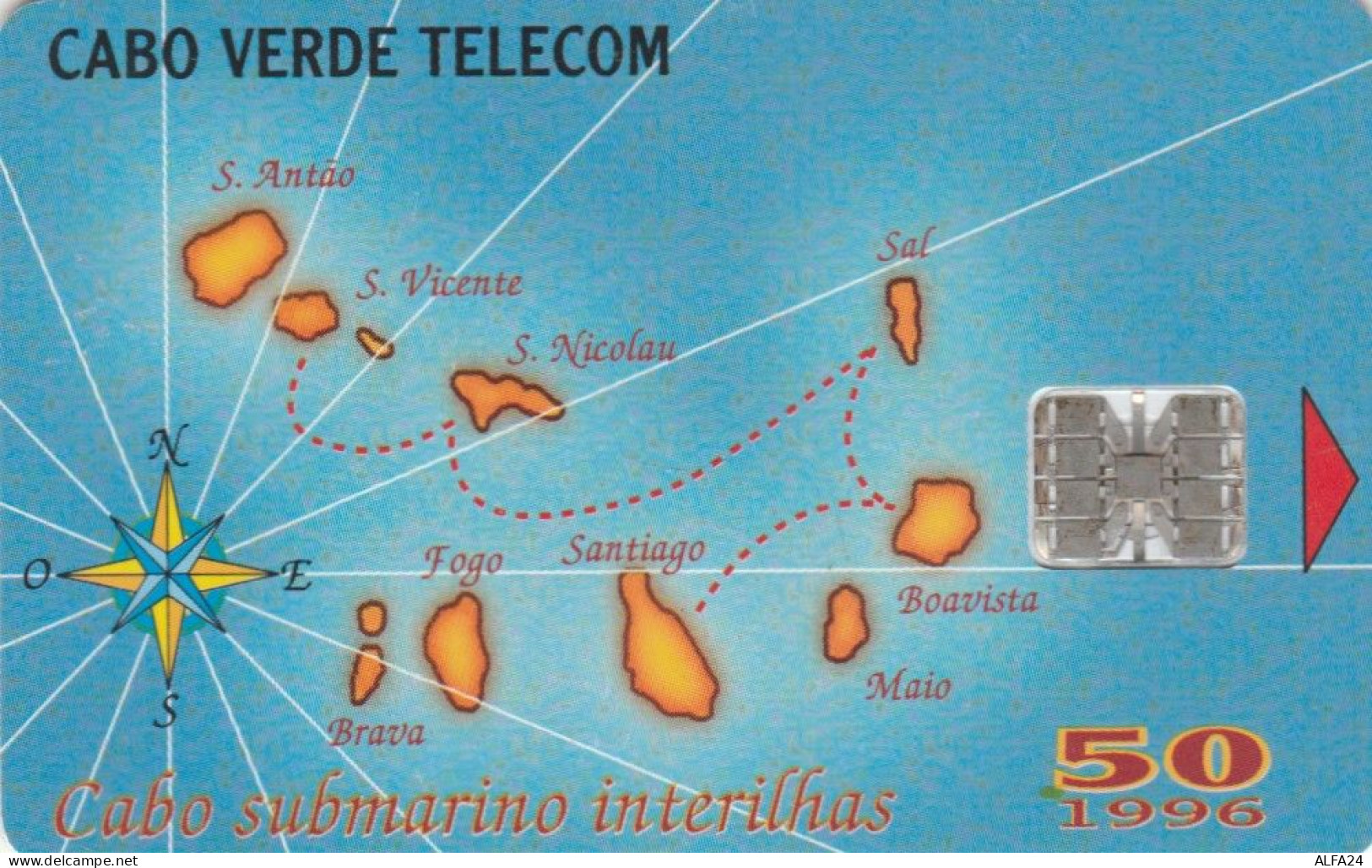 PHONE CARD CABO VERDE  (E109.14.4 - Cap Vert