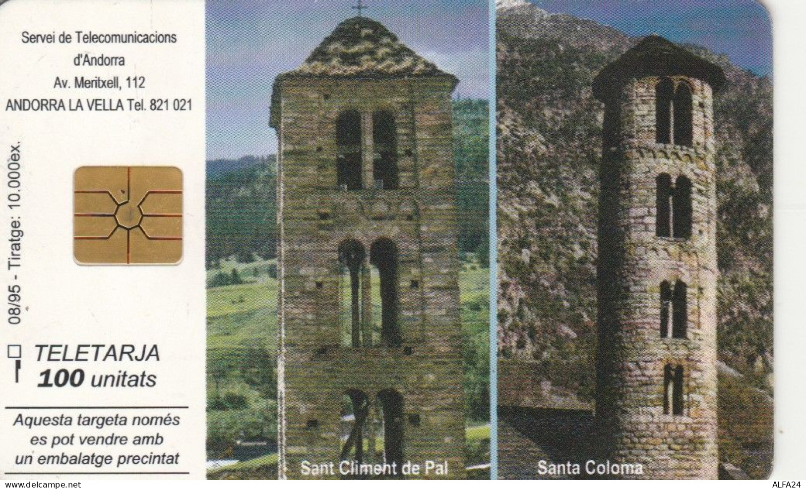 PHONE CARD ANDORRA  (E109.12.5 - Andorre