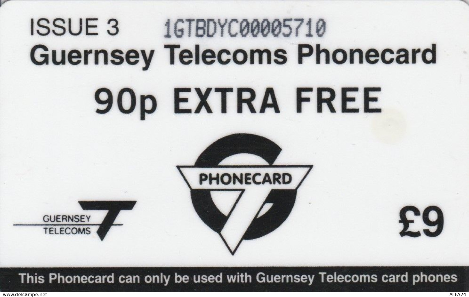 PHONE CARD GUERNSEY  (E109.12.7 - Jersey En Guernsey