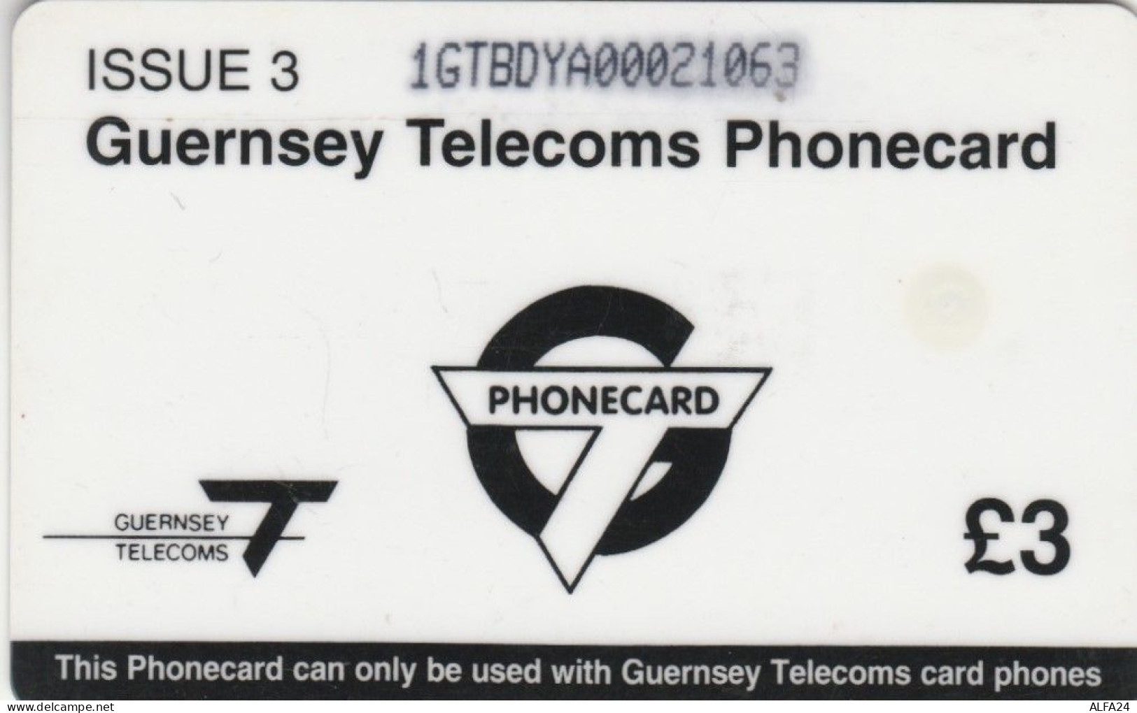 PHONE CARD GUERNSEY  (E109.11.2 - [ 7] Jersey Und Guernsey