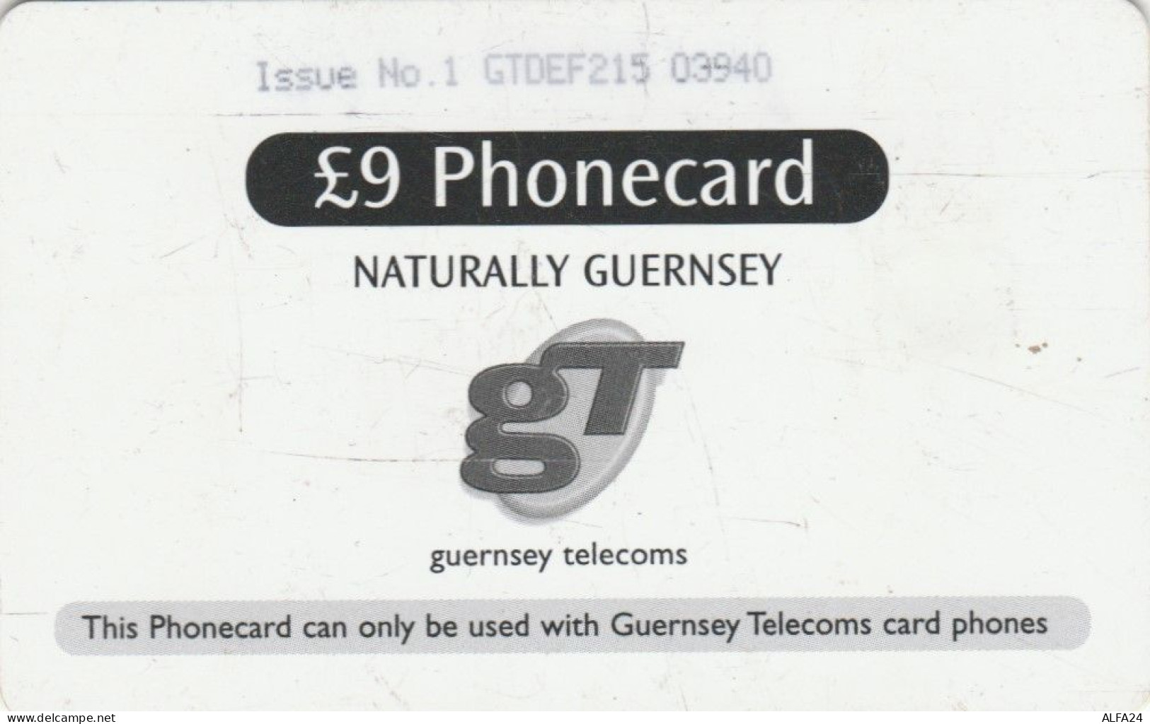 PHONE CARD GUERNSEY  (E109.11.4 - Jersey Et Guernesey