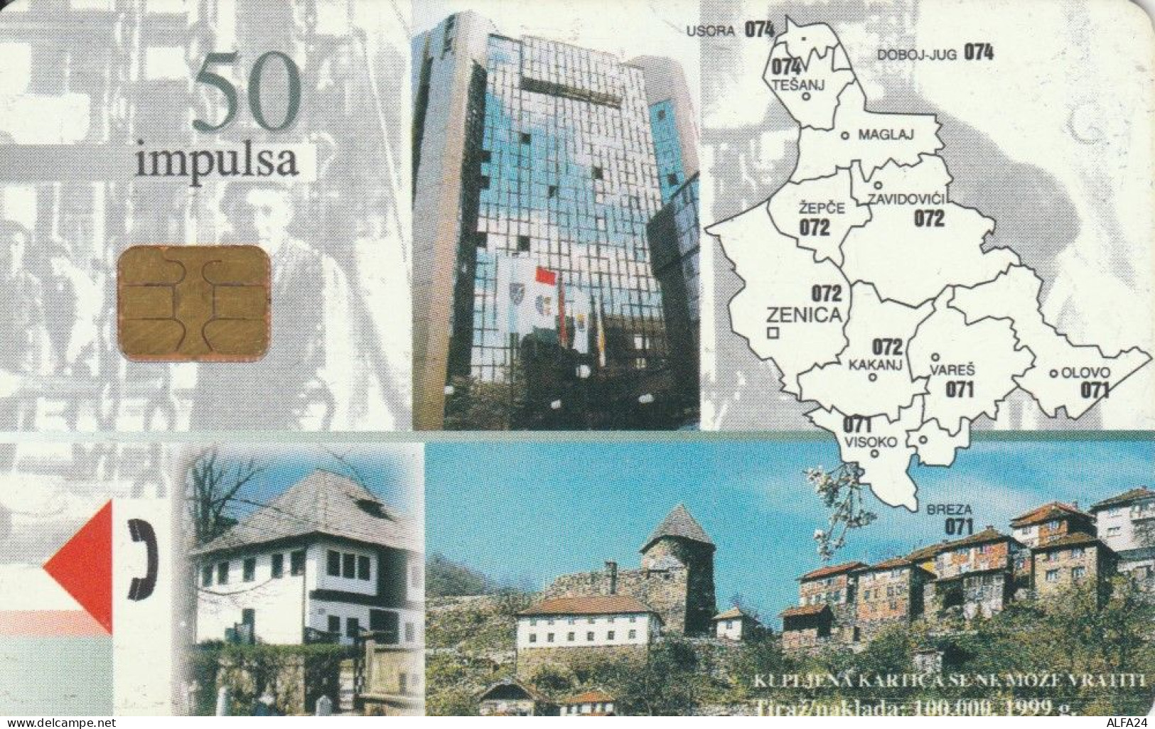 PHONE CARD BOSNIA ERZEGOVINA  (E109.8.7 - Bosnia