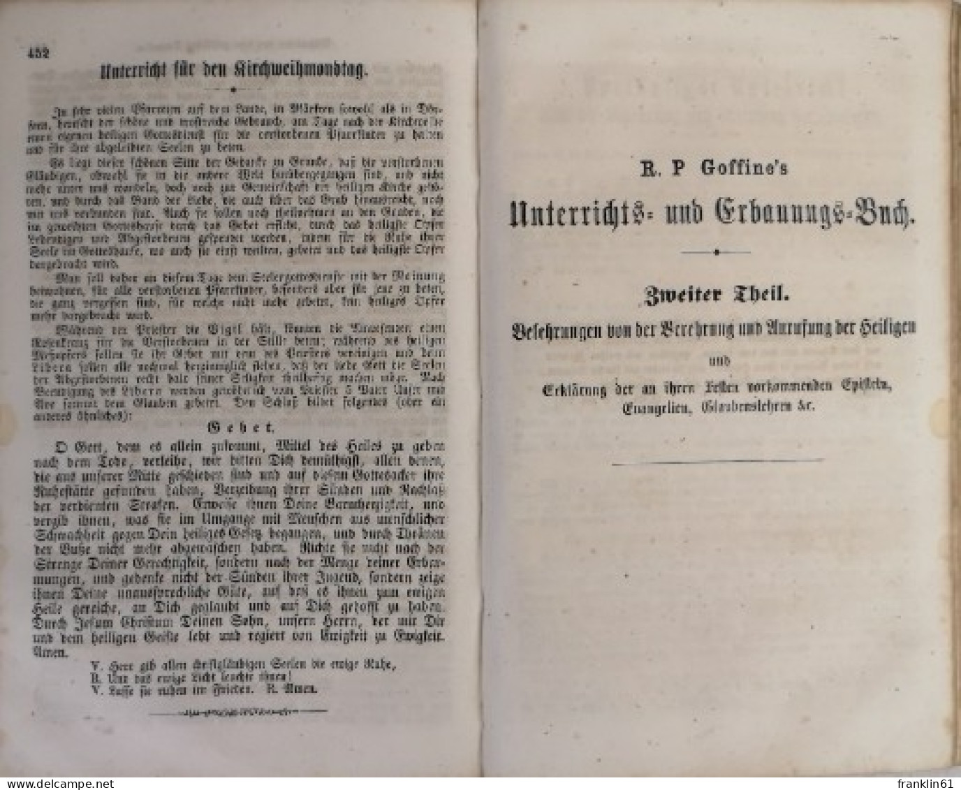 Christkatholisches Unterrichts- und Erbauungsbuch oder kurze Auslegung aller sonn- und festtäglichen Episteln