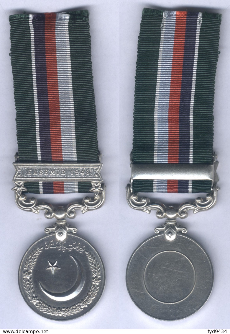 Pakistan - Médaille Commémorative De La Campagne Du Kashmir 1948 - Sonstige & Ohne Zuordnung