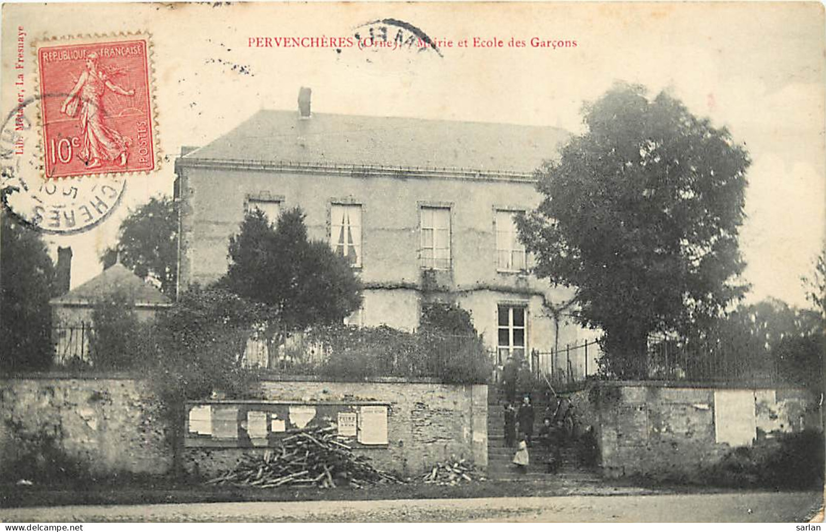 61 , PERVENCHERES , Mairie Et école De Garcons , * 430 94 - Pervencheres