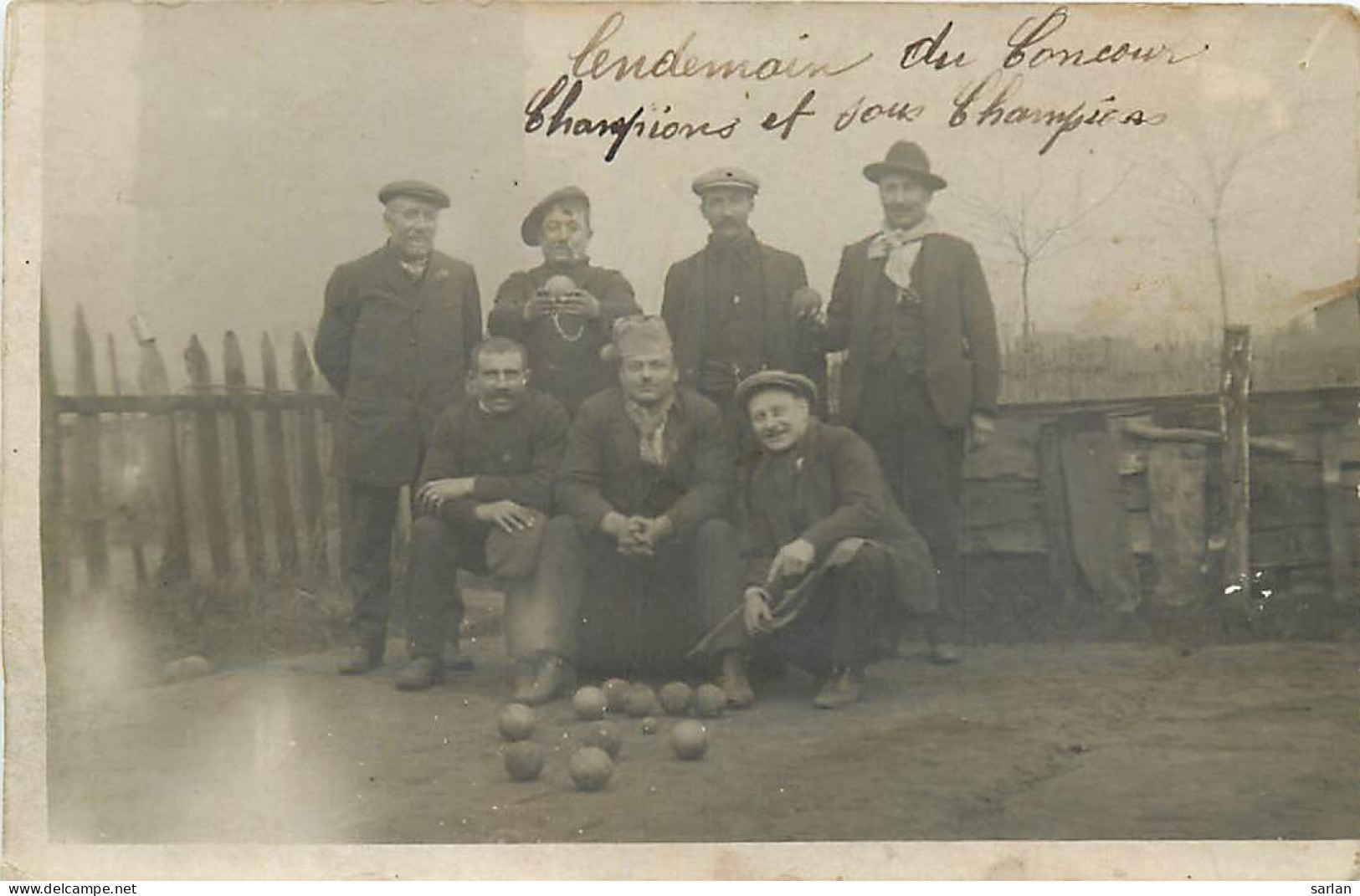 PETANQUE , Boules Lyonnaise , Carte Photo Non Localisée , * 441 87 - Petanca