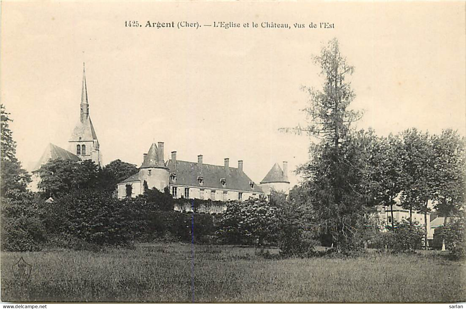 18 , ARGENT , L'église Et Le Chateau , * 443 37 - Argent-sur-Sauldre