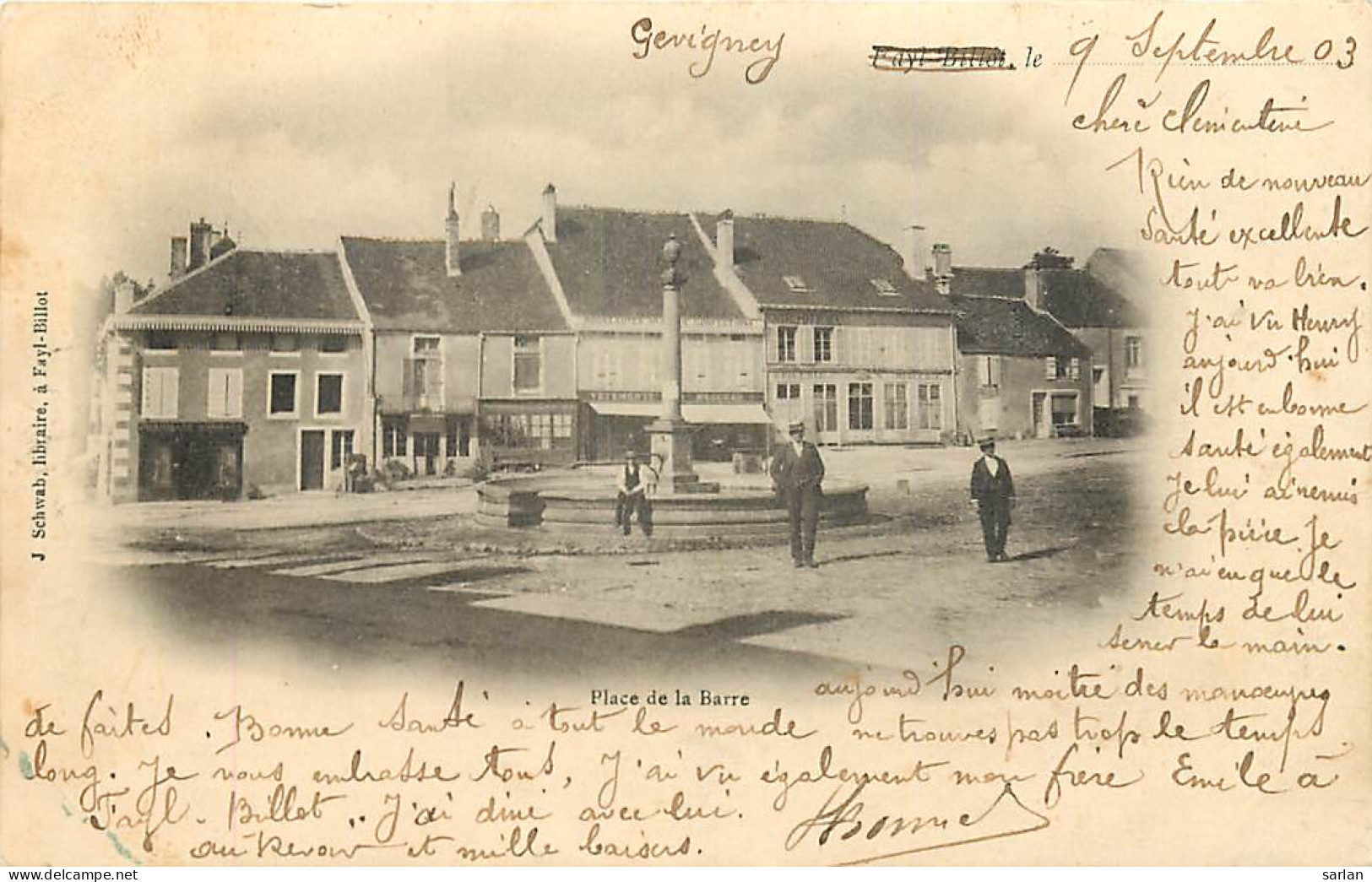 52 , FAYL-BILLOT , Place De La Barre , * 444 14 - Fayl-Billot