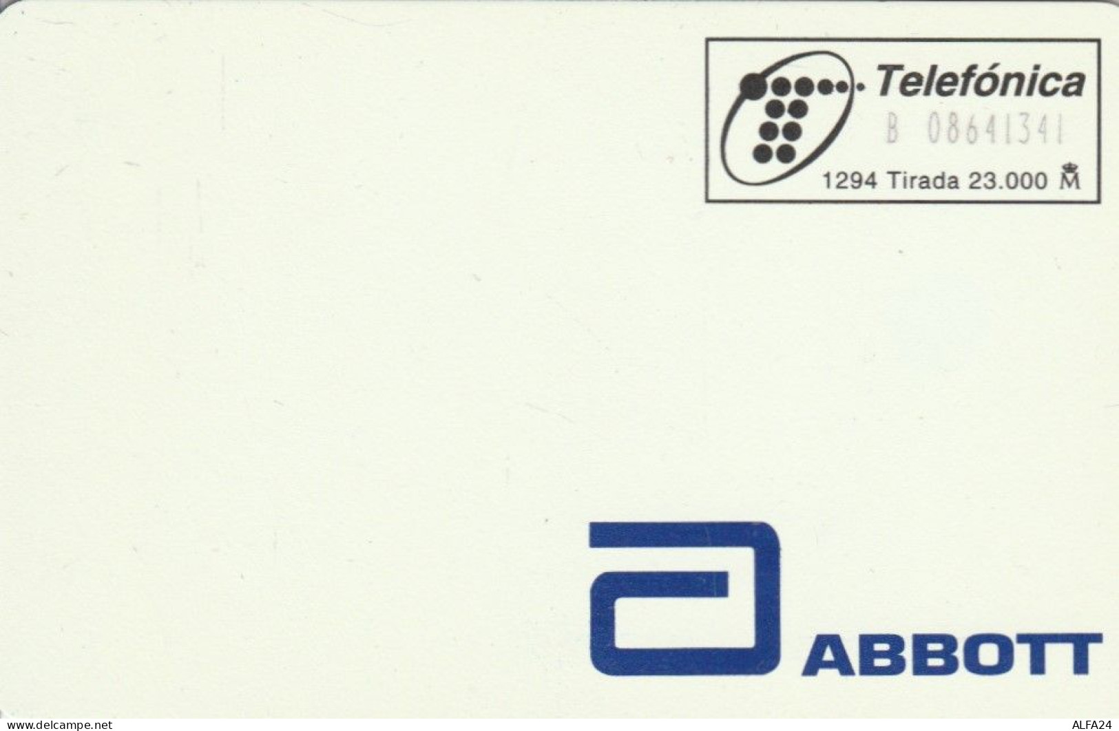PHONE CARD SPAGNA PRIVATE TIR 23000  (E110.14.5 - Emissions Privées