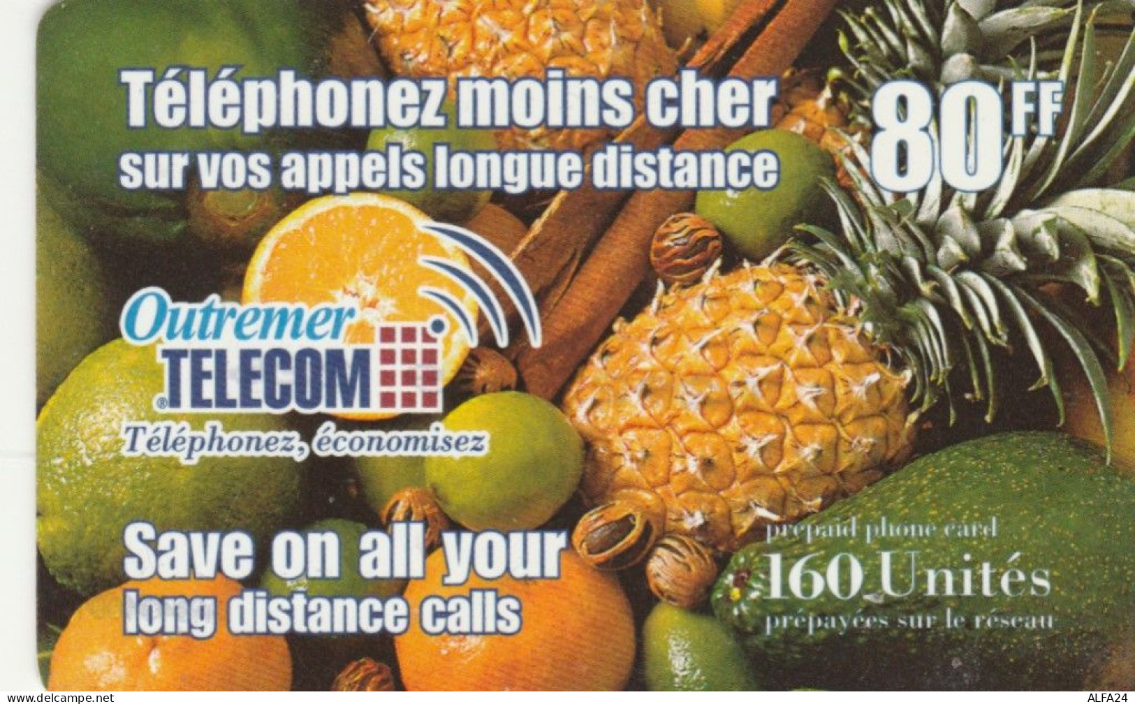 PREPAID PHONE CARD ANTILLE FRANCESI  (E110.12.4 - Antilles (French)