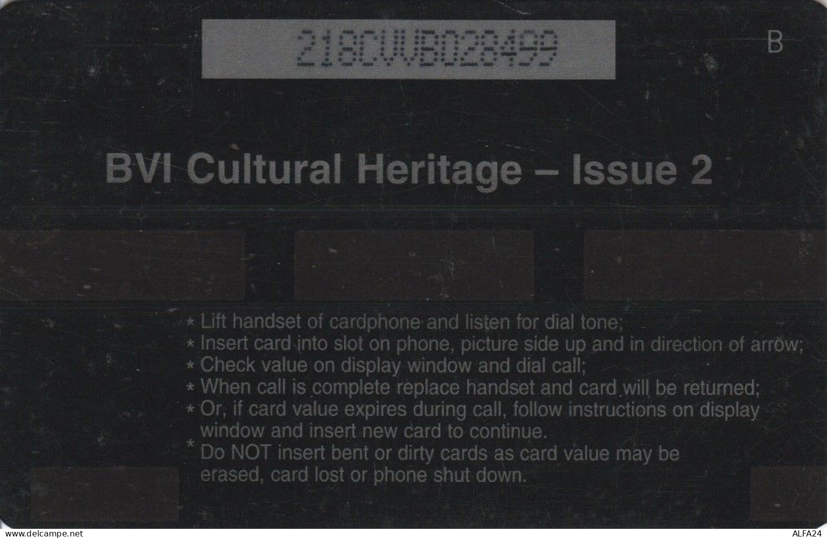 PHONE CARD BRITSH VIRGIN ISLAND  (E110.6.7 - Maagdeneilanden