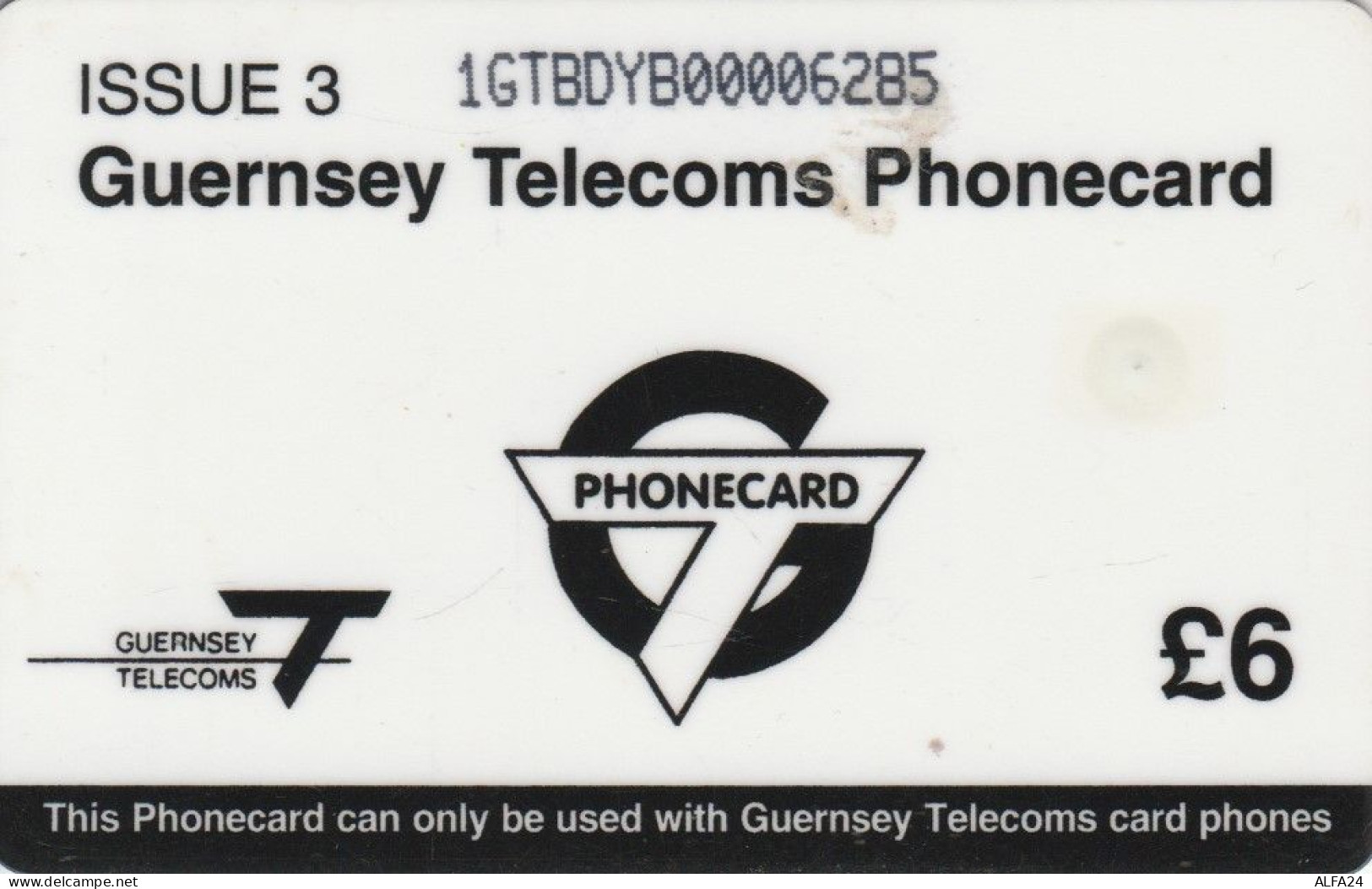 PHONE CARD GUERNSEY  (E110.1.3 - Jersey En Guernsey