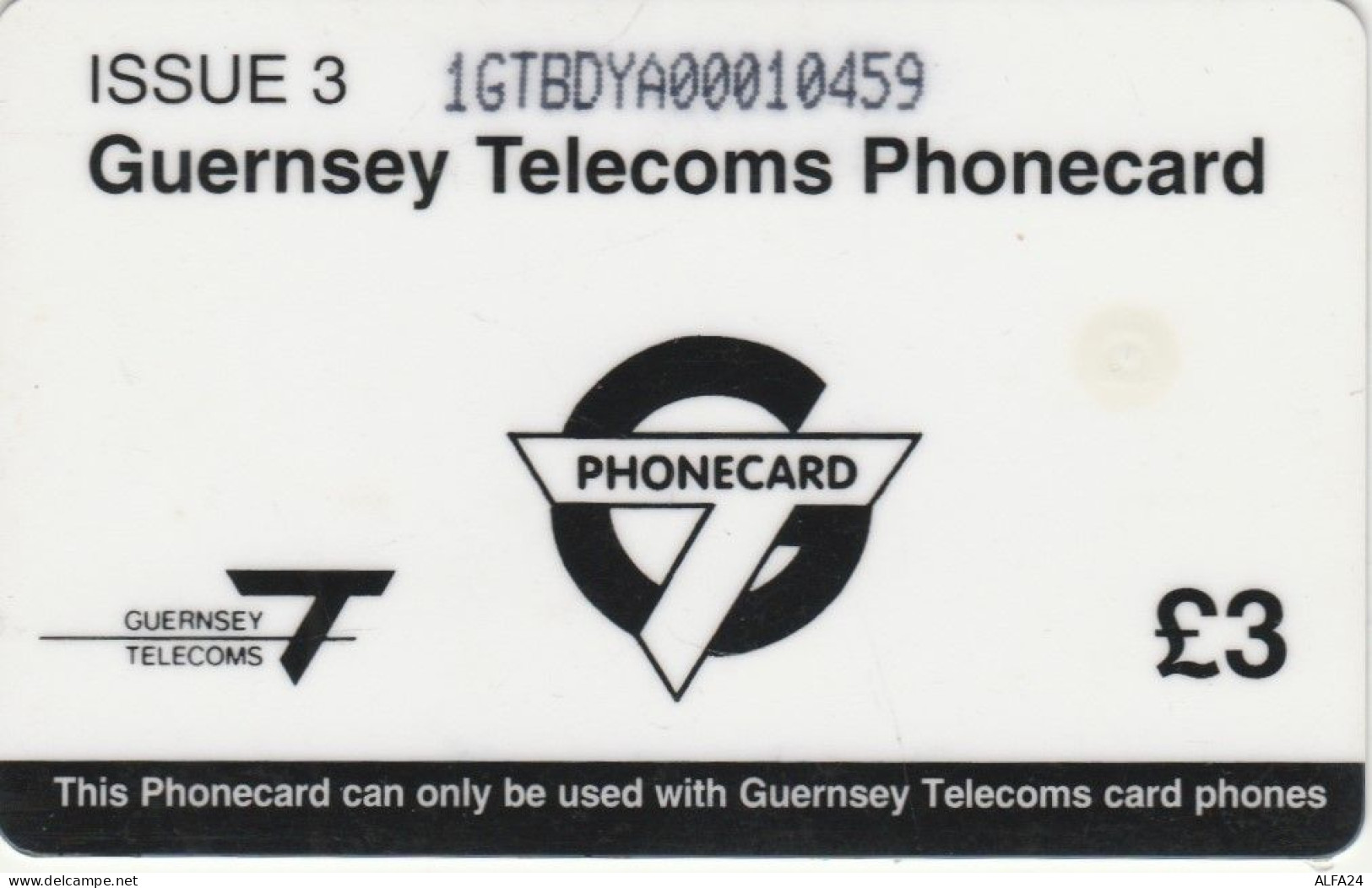 PHONE CARD GUERNSEY  (E110.1.4 - [ 7] Jersey And Guernsey