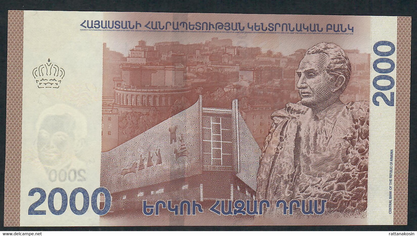 ARMENIA NLP 2000 DRAM 2018 Signature 9  UNC - Armenië