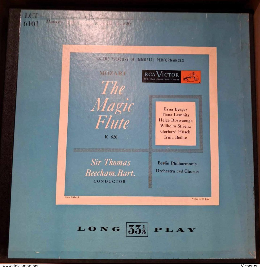 Mozart - The Magic Flute, K. 620 - Box 3 LP's - Oper & Operette