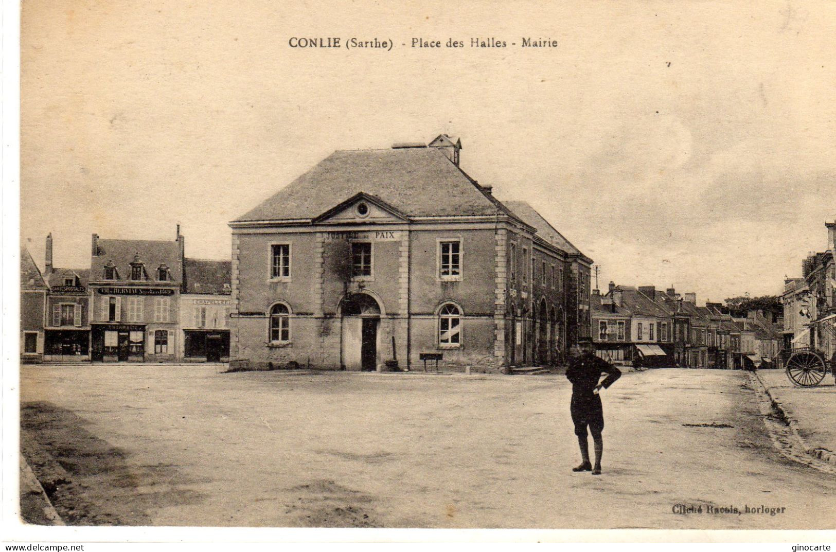 Conlie Place Des Halles Mairie - Conlie