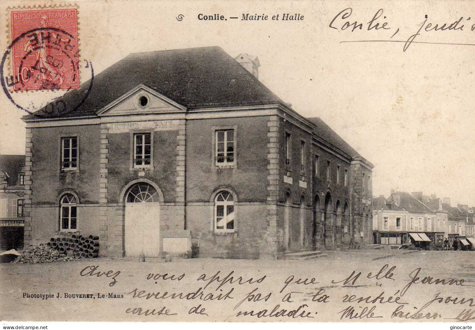 Conlie Mairie Et Halle - Conlie