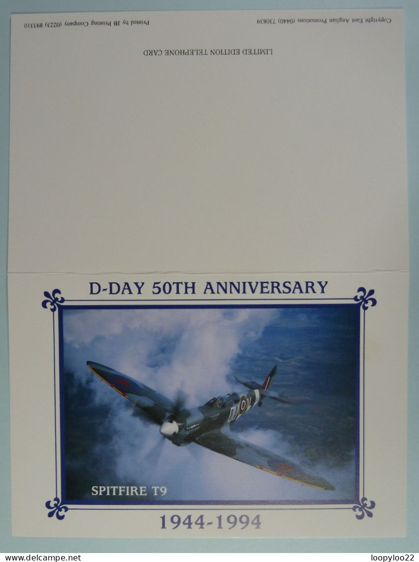 UK - BT - Landis & Gyr - BTG305 - D Day - 50th Anniversary - Spitfire ML407 - 405B - Mint In Folder - BT Allgemeine