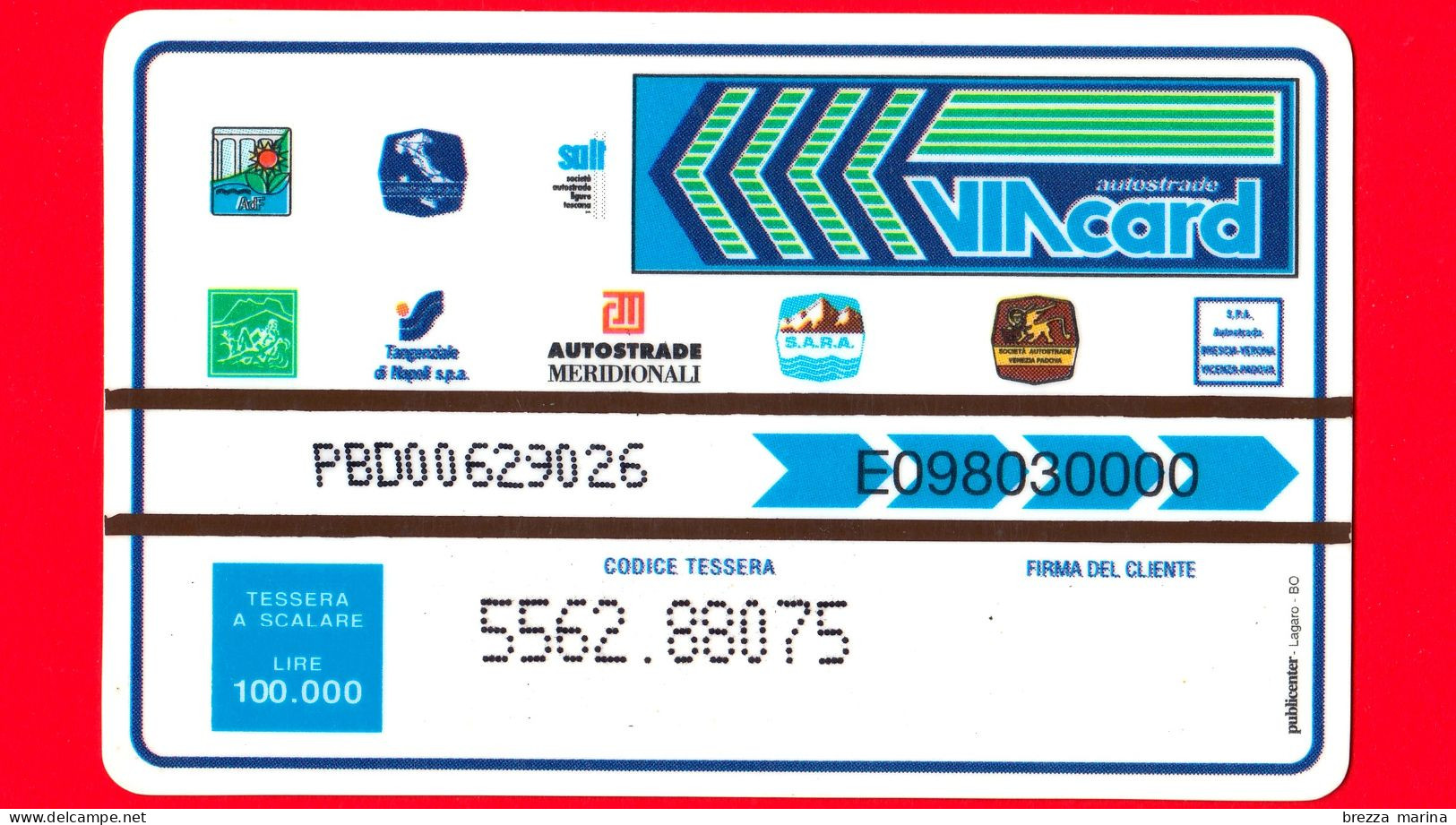 VIACARD - Serie Storica 1998 - A1 Firenze Roma, Ponte Sul Tevere, Baschi 1963 - Tessera N. 404 - 100.000 - Pub - 09.1998 - Autres & Non Classés