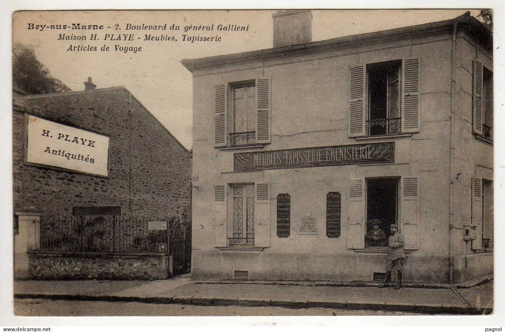 94 : Bry - Sur - Marne : Maison H. Playe : Meubles - Tapisserie - Bry Sur Marne