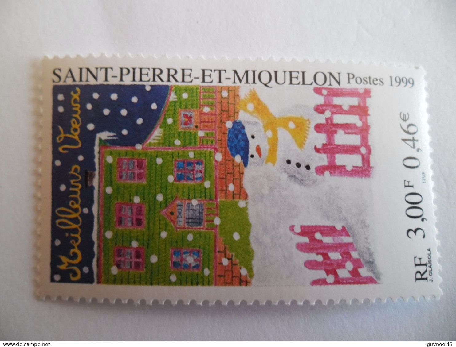 SPM 1999 Y/T 705 " Meilleurs Vœux " Neuf** - Used Stamps