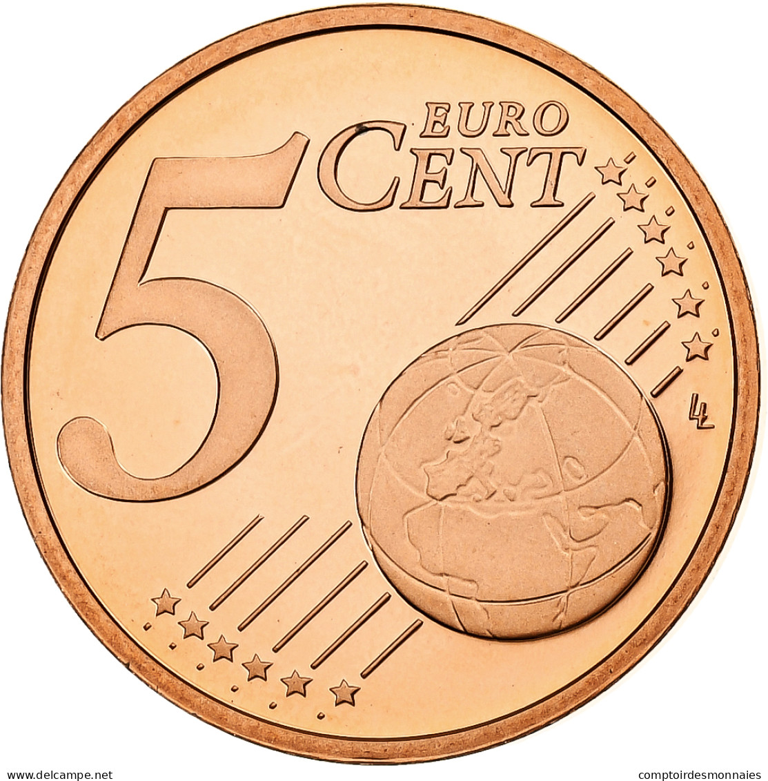 Cité Du Vatican, Benedict XVI, 5 Euro Cent, BE, 2010, Rome, Cuivre Plaqué - Vatican