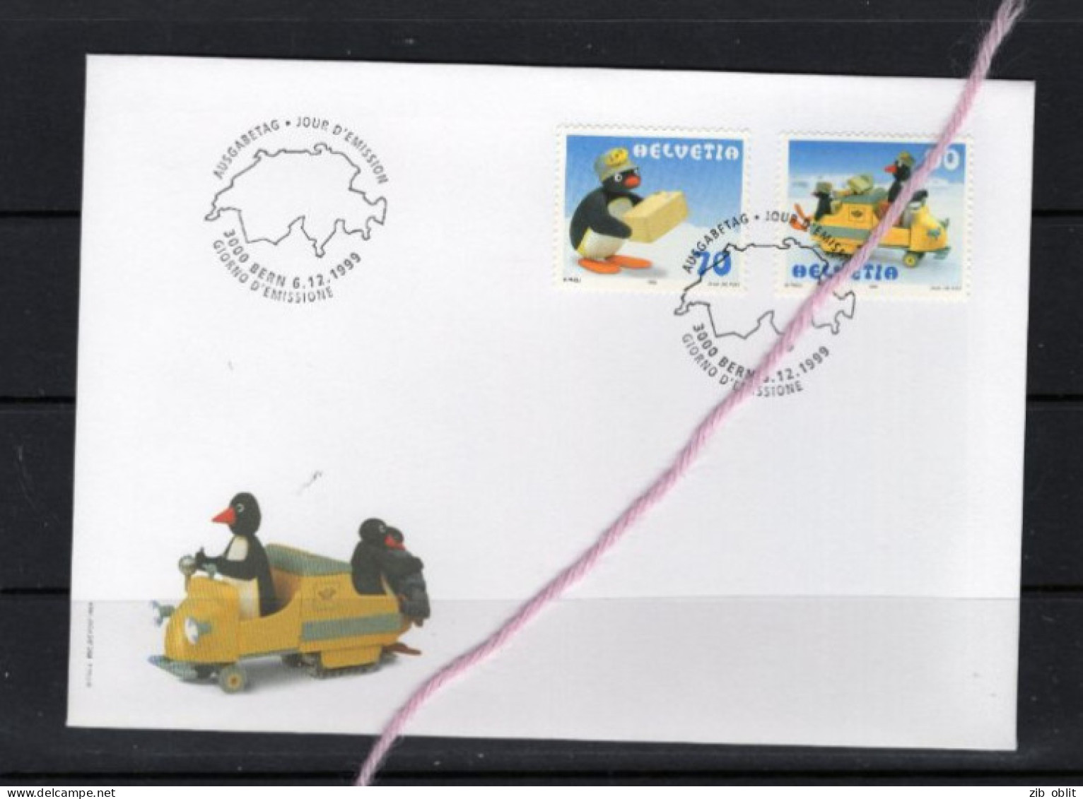 (alm) SUISSE PINGU PINGOUIN Fdc - Pingouins & Manchots