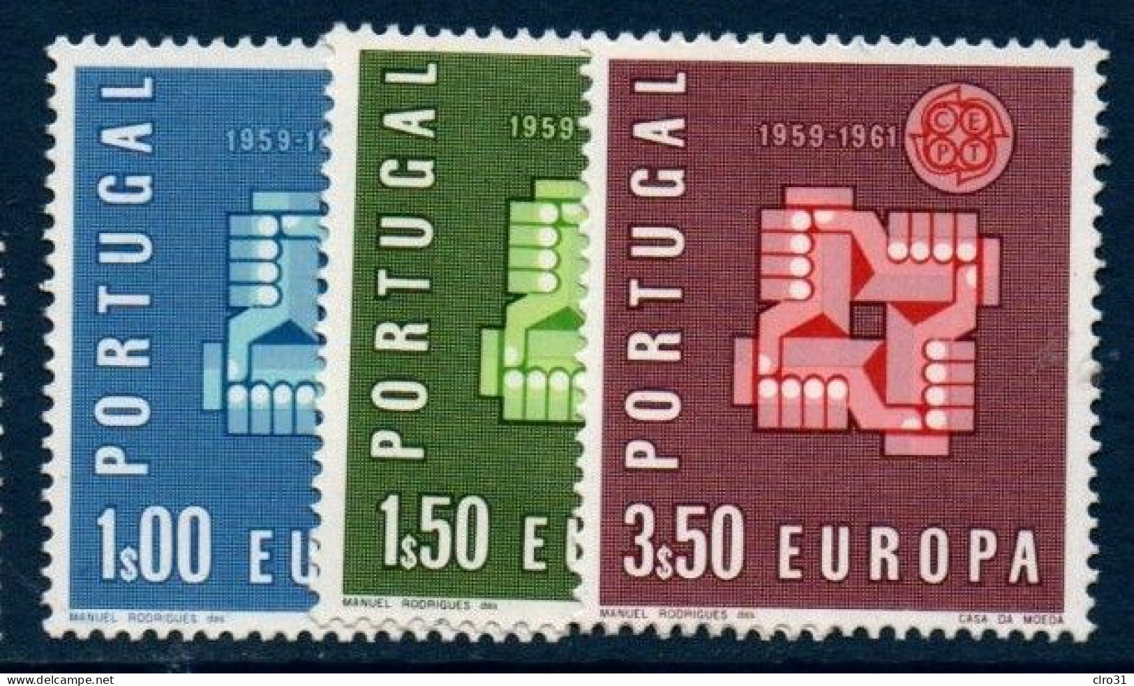 EUROPA 1961 PORTUGAL  ** MNH - 1961