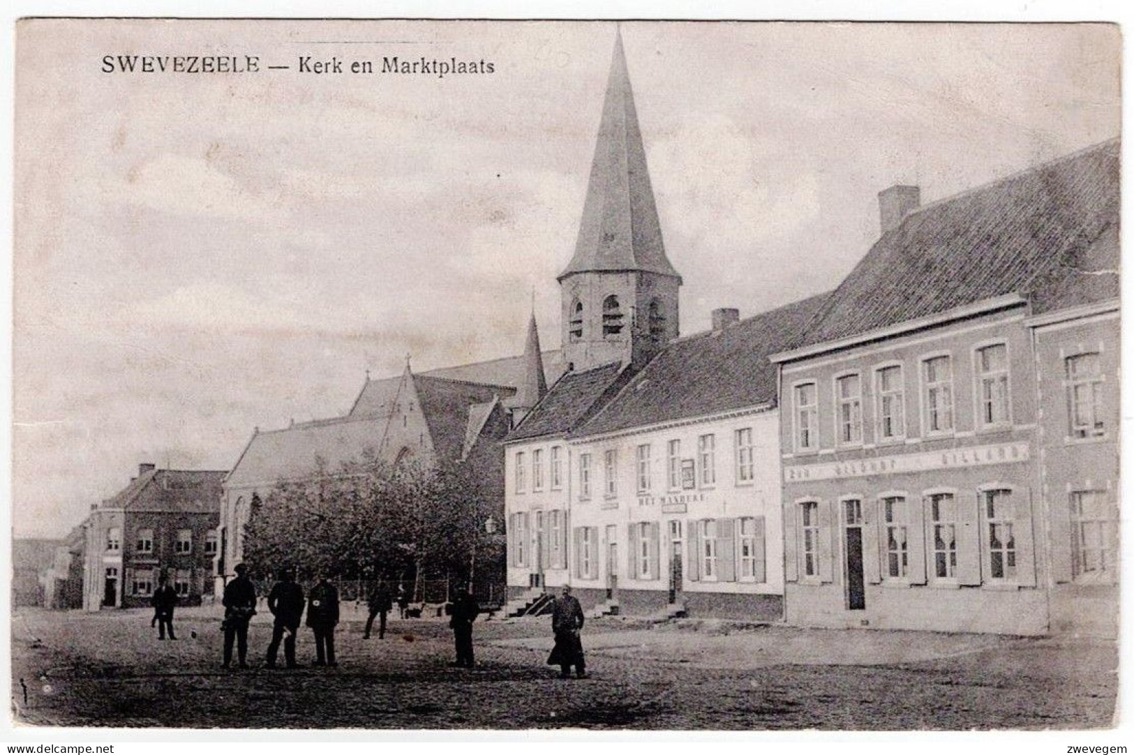 SWEVEZEELE - Kerk En Marktplaats. - Wingene