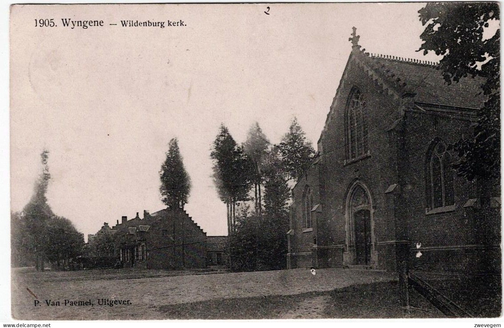 1905. WYNGENE - Wildenburg Kerk - Wingene