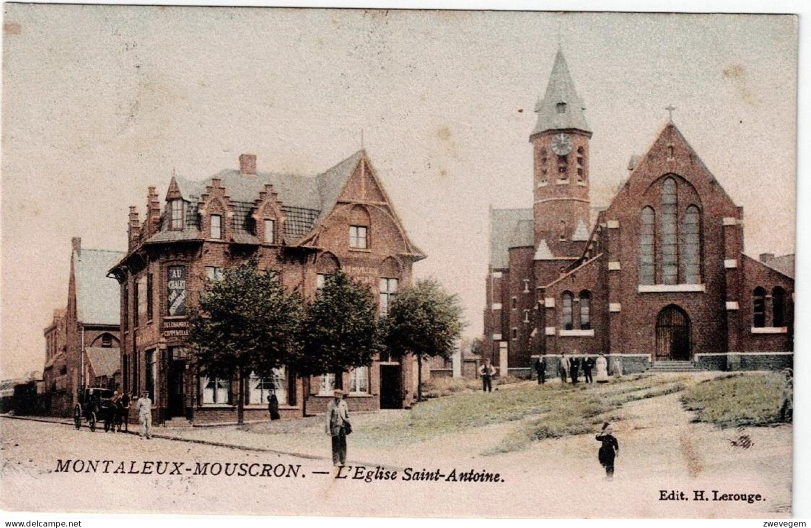 MONTALEUX - MOUSCRON - L'Eglise Saint- Antoine. - Moeskroen