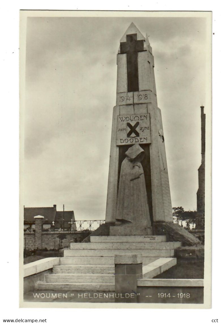 Woumen  Diksmuide   Heldenhulde 1914 - 1918 - Diksmuide