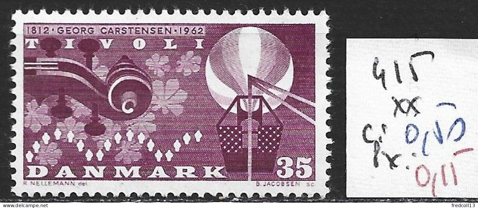 DANEMARK 415 ** Côte 0.50 € - Unused Stamps