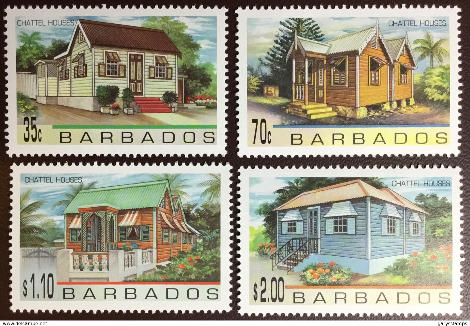 Barbados 1996 Chattel Houses MNH - Barbados (1966-...)